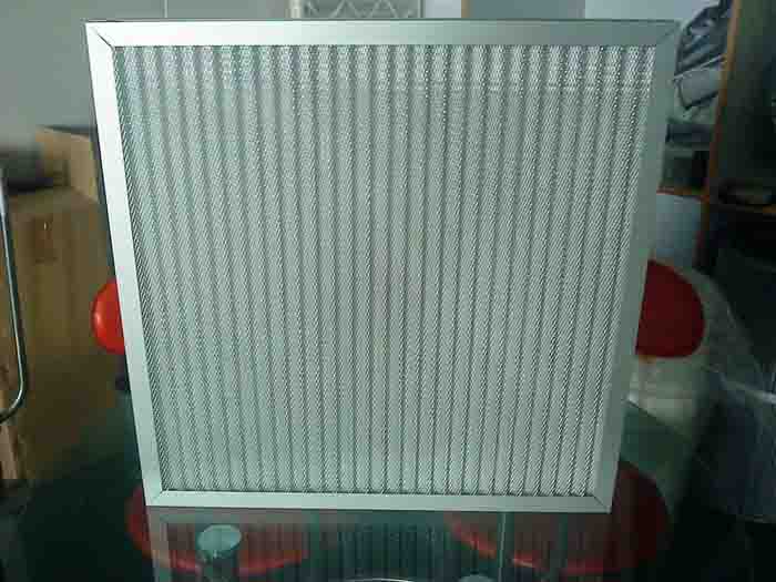 金屬網(wǎng)過濾器濾料：金屬網(wǎng)、鋁網(wǎng)或不銹鋼絲網(wǎng)