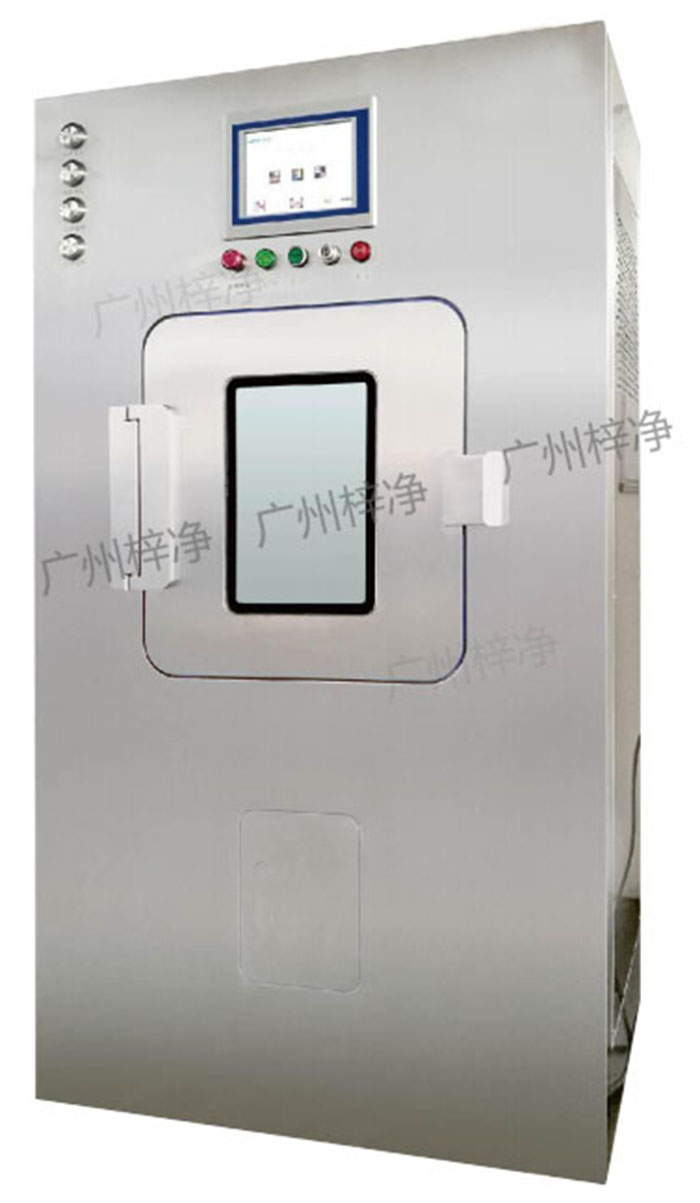 VHP滅菌傳遞窗采用專門的滅菌介質(zhì)給予系統(tǒng)使過氧化氫等離子體更均勻，達(dá)到滅菌效果。